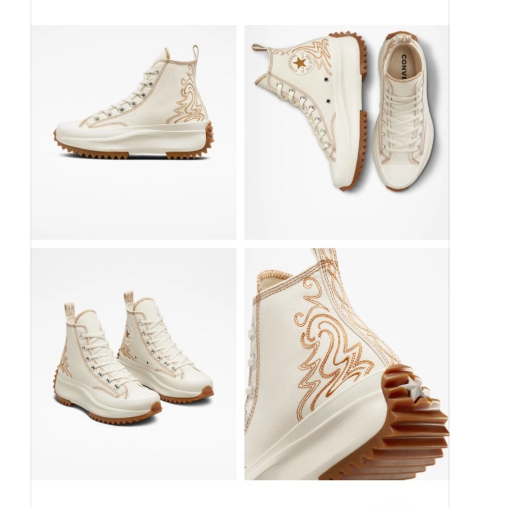 Converse Run Star Hike Hi Western Embroidery - Size 8.5 - Picture 5 of 5